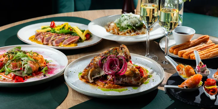 3-chodové španielske degustačné menu s pohárom Cavy pre 2 osoby