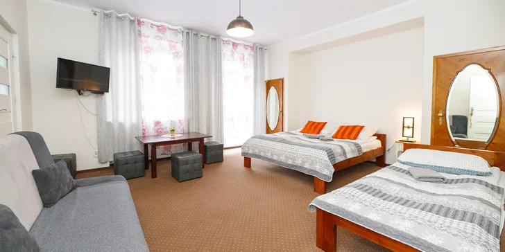 Penzion Aksamit nabízí pohodlné apartmán v centru města.