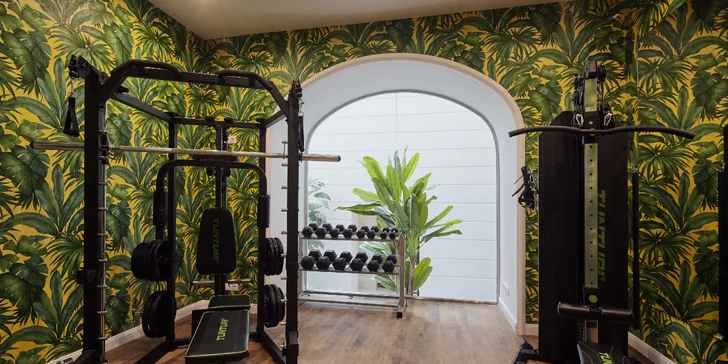  Neobmedzene môžete využívať i fitness centrum. 