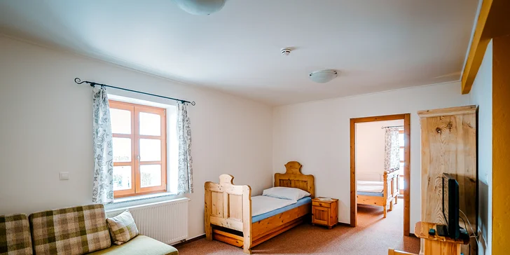 Niektoré apartmány majú aj možnosť prístelky, terasu alebo balkón.