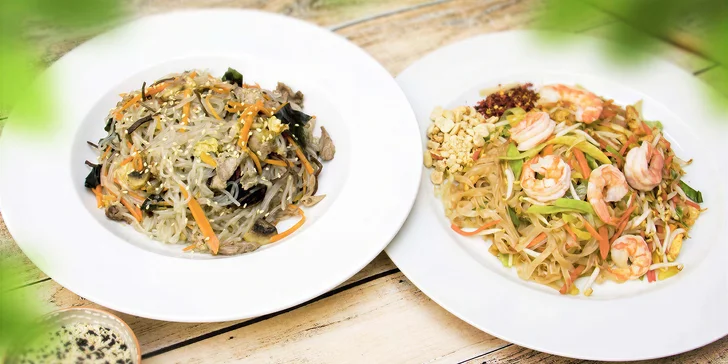 Otevřené vouchery do moderní asijské restaurace v hodnotě 300-1000 Kč