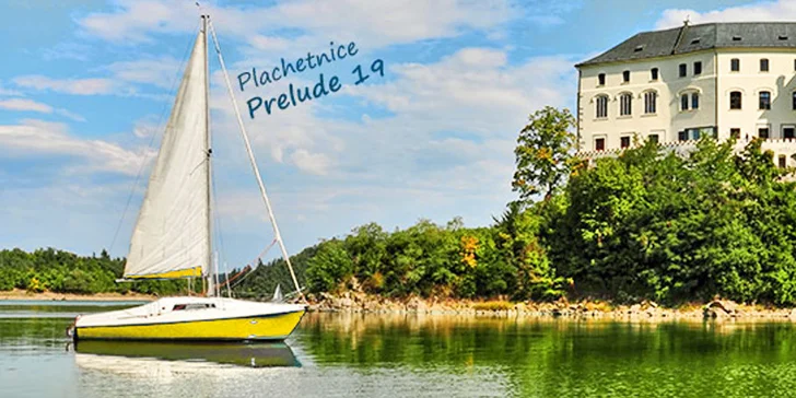 Pronájem jachty na Orlíku až pro 4 osoby