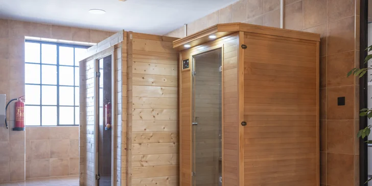 Využít můžete finskou a infra saunu, vířivku, páru a relaxační místnost.