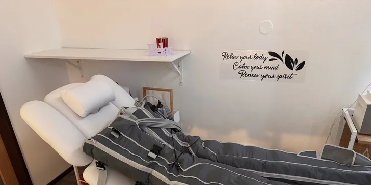 Navlečete si profesionální lymfodrenážní kalhoty s IR.