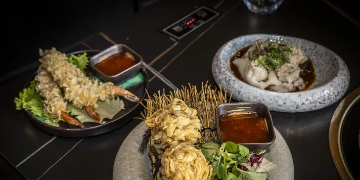 V restauraci MOC BBQ vám naservírují speciality Thajska, Číny, Vietnamu i Japonska. 