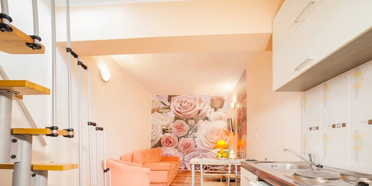 Najväčší apartmán pojme až 6 osôb.