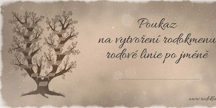 Dárková podoba voucheru
