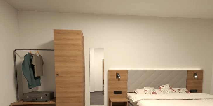 Samozřejmostí je TV a Wi-Fi připojení zdarma.
