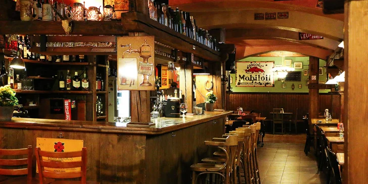 Restauraci se šmrncem irského pubu najdete kousek od Riegrových sadů.