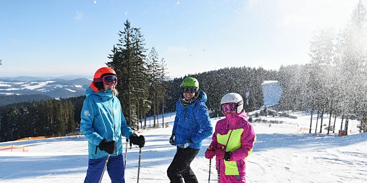 Jestli chcete oprášit lyže nebo snowboard, klidně si vyjeďte na sjezdovku. Vydat se můžete do skiareálu Lipno (26 km) nebo do skicentra Frymburk (20 km).