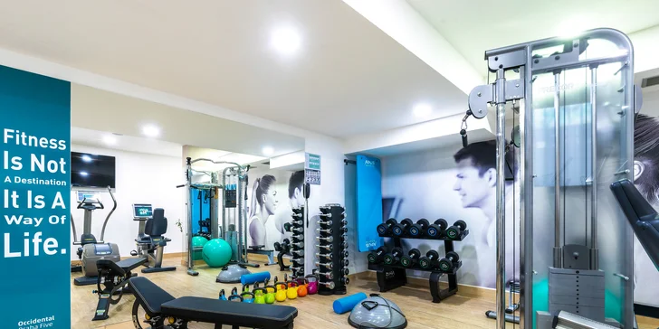 Do moderního fitness centra máte neomezený vstup.