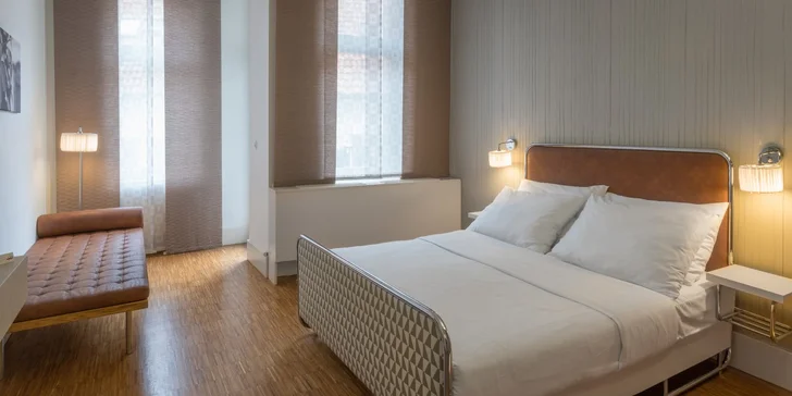 Připravený pro vás bude vzdušný moderní pokoj. 