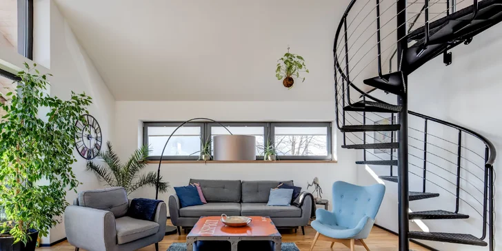 Apartmán s terasou a vířivkou