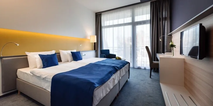 Wellness Hotel Yacht**** ponúka 70 štýlovo a moderne zariadených izieb s klimatizáciou a s celoročnou prevádzkou.