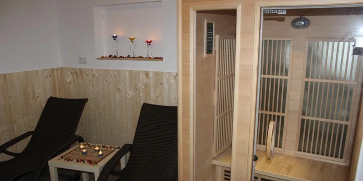 Tešte sa aj na privátny relax v infrasaune.
