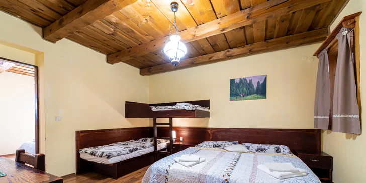 K dispozici vám bude mikrovlnná trouba, lednička nebo varná konvice. 