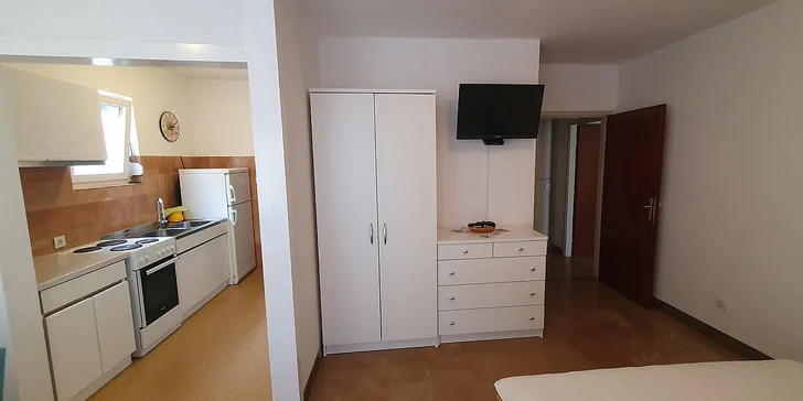 K dispozici budete mít vybavený kuchyňský kout.