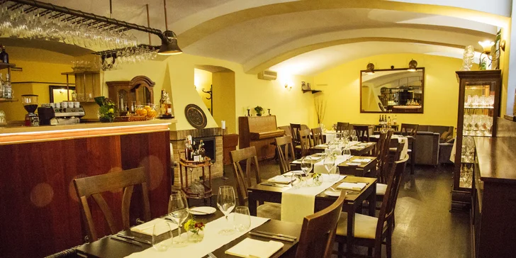 Dárkové poukazy v hodnotě až 2 000 Kč do restaurace U Emy Destinnové