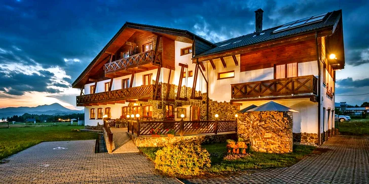 Pivní lázně i strava v apartmánu u vodní nádrže Liptovská Mara: romantický pobyt pro dva