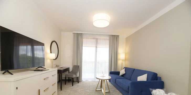  Některé pokoje mají balkon a možnost přistýlky. 
