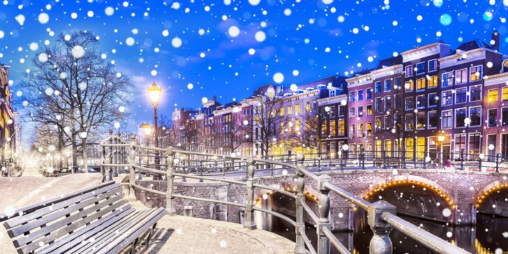 Adventní Amsterdam i Brusel: noc se snídaní, adventní trhy i Festival světel