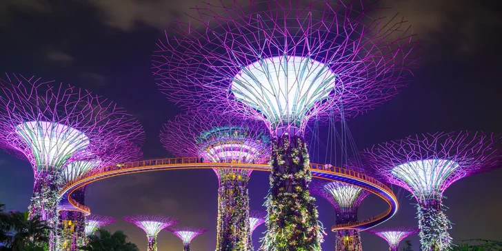 Singapur, perla Asie: letecký zájezd, 6 nocí v hotelu, program s průvodcem