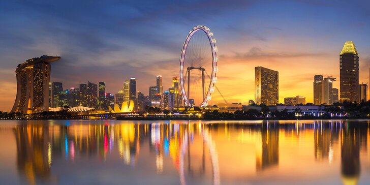 Singapur, perla Asie: letecký zájezd v březnu 2019, 6 nocí v hotelu a průvodce