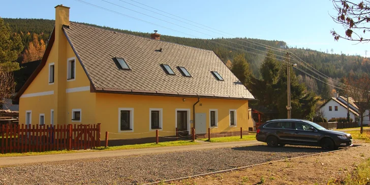 3–4 dny v nádherné CHKO Jeseníky: pronájem apartmánu pro dva i rodinu