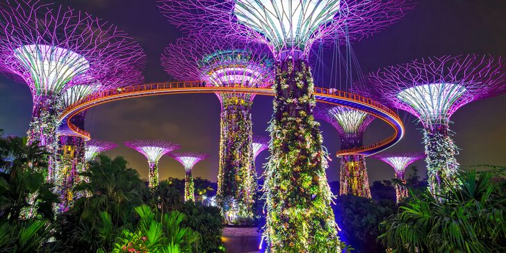 Vánoce a Silvestr v Singapuru: zpáteční letenka a 10 nocí v hotelu