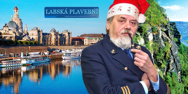 Dárkový lístek na výlet lodí do Drážďan
