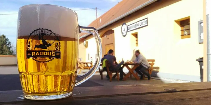 2 piva dle výběru: Pilsner Ilgner, Stodolní desítka, Radoush Stout i řezané
