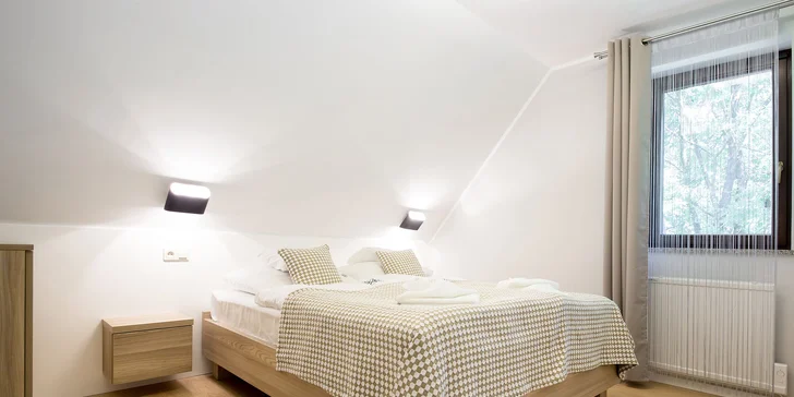 Apartmány pro celou rodinu i partu přátel vč. snídaně a slevy do aquaparku