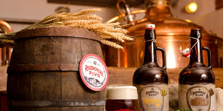Hostina v pivovaru pro 2: pečené koleno, předkrm a pivo dle výběru
