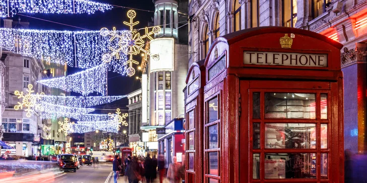 Adventní památkový Londýn včetně trajektu s ubytováním na 1 noc
