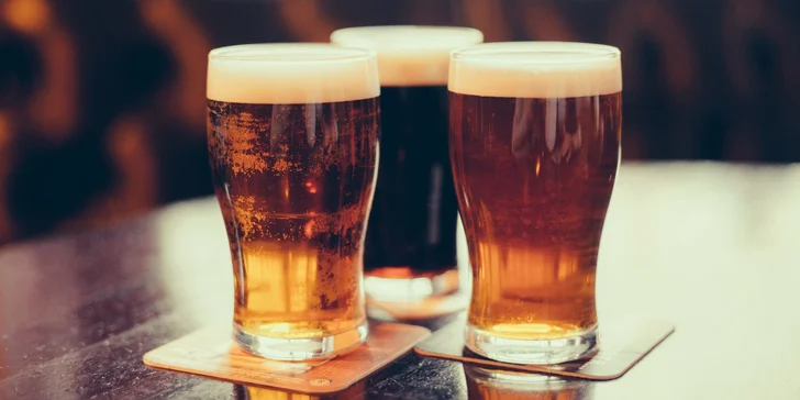 Na pivo pod Nuselský most: 2x Pilsner Urquell nebo Velkopopovický Kozel