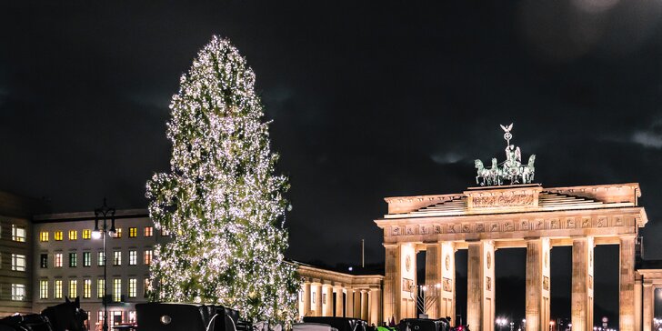 Výlet do vánočně laděného Berlína s průvodcem: památky, nákupy i trhy