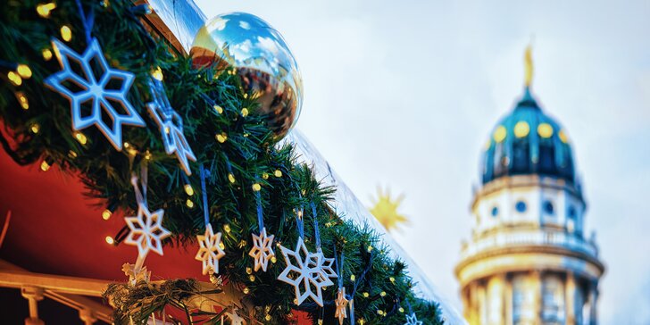Výlet do vánočně laděného Berlína s průvodcem: památky, nákupy i trhy