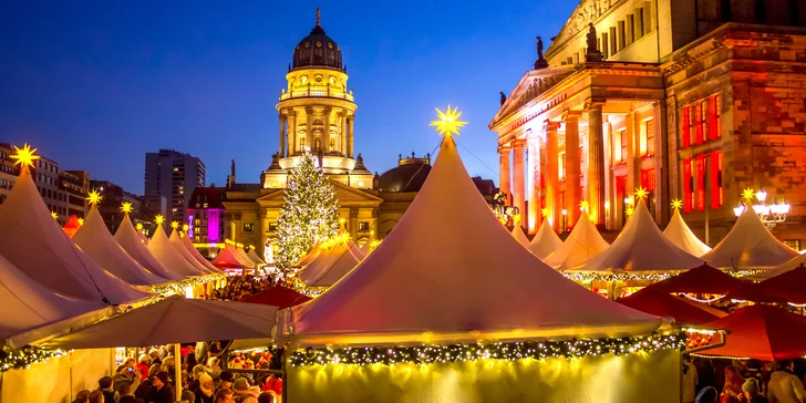 Jednodenní výlet do adventního Berlína: prohlídka památek i trhy a nákupy