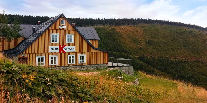 3 dny s polopenzí: Krkonošská horská bouda v nadmořské výšce 1227 m