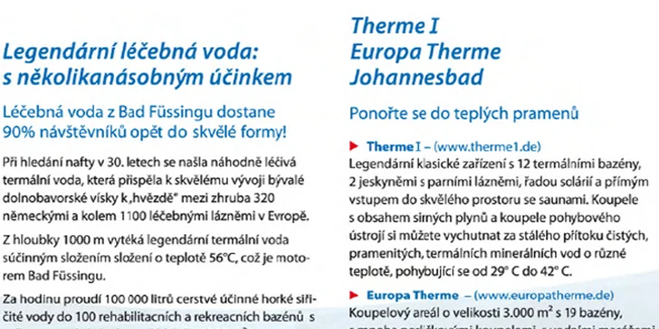Za vánoční atmosférou do bavorského Pasova i relaxace v lázních Bad Füssing