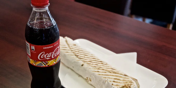 Zažeňte hlad: velký kebab v chlebu nebo v tortille i s pitím v centru Brna