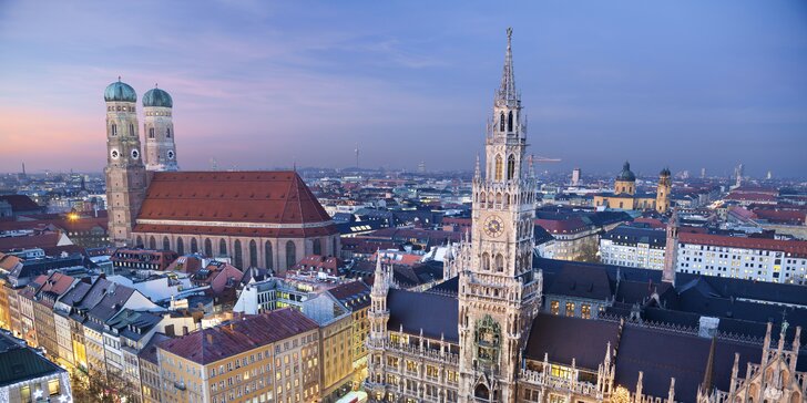 Prodloužený víkend v Mnichově: vánoční trhy, ubytování se snídaní a doprava busem tam i zpět