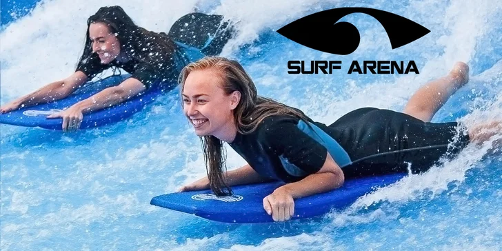 Naskočte na vlnu: 40 minut bodyboardingu na simulátoru vč. videozáznamu