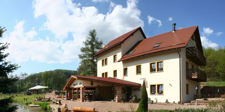 Pohodový pobyt na 2 až 3 dny s polopenzí v stylovém mlýnu v Podkrkonoší