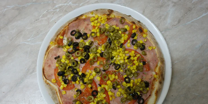 Jídlo s sebou: pizza dle výběru, zapečené těstoviny nebo burger s hranolky
