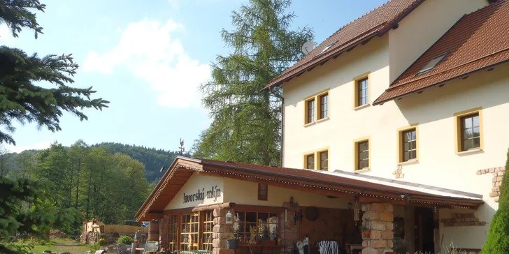 Pohodový pobyt na 2 až 3 dny s polopenzí v stylovém mlýnu v Podkrkonoší