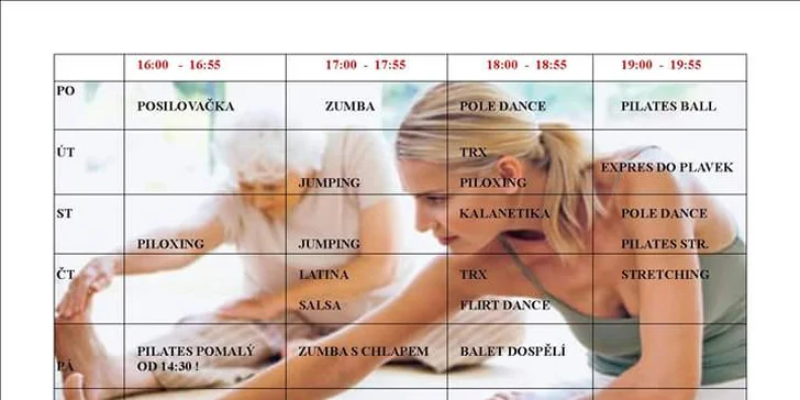 Zpět do formy: permanentka na 10 vstupů do fitness studia Happy Day