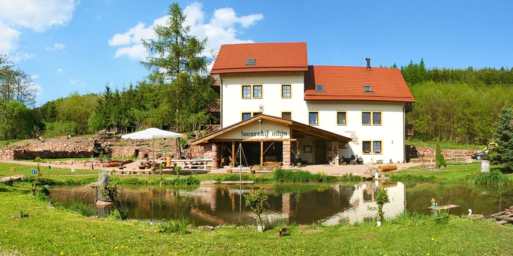 Pohodový pobyt na 2 až 3 dny s polopenzí v stylovém mlýnu v Podkrkonoší