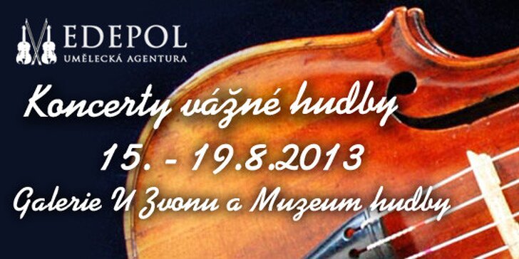 Koncerty vážné hudby v Galerii U Zvonu a v Českém muzeu hudby