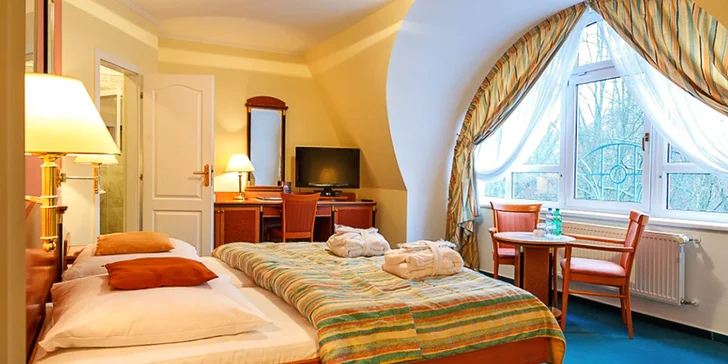 3-4 pohodové dny v Mariánských Lázních: 4* hotel s wellness, procedurami a polopenzí